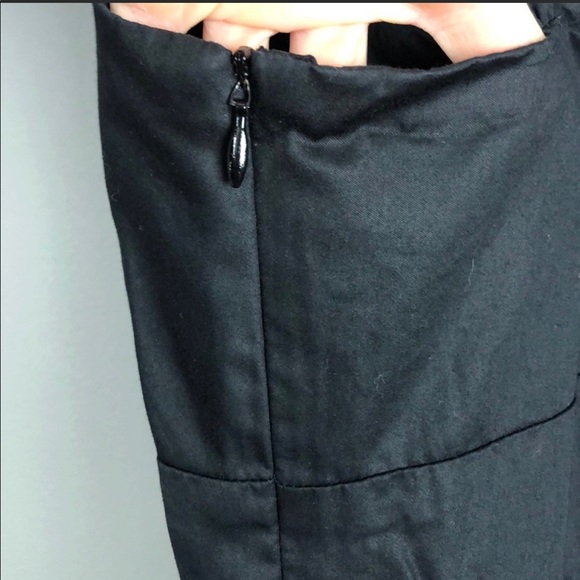 LOFT black and embroidered white Dress - Picture 4 of 8